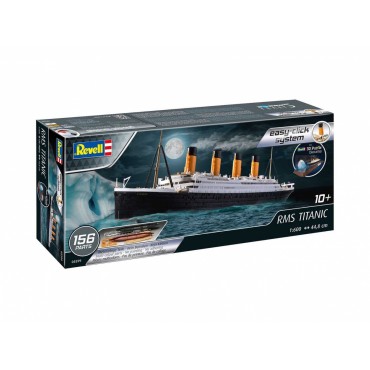 KIT PARA MONTAR REVELL EASY CLICK SYSTEM R.M.S TITANIC 1/600 + 3D PUZZLE ICEBERG REV 05599